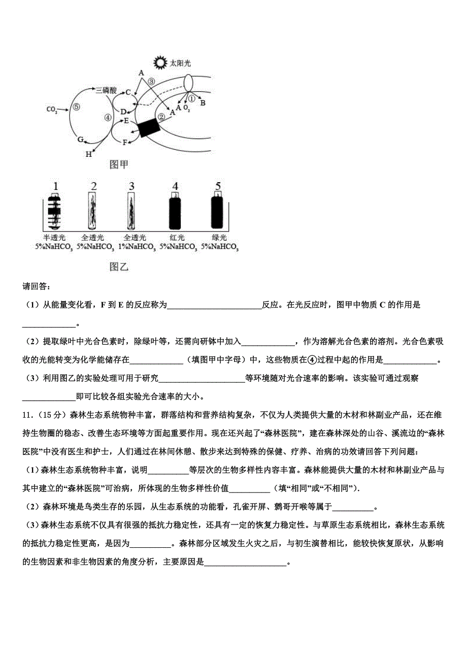 浙江省杭州八校联盟2022学年高三（最后冲刺）生物试卷(含解析）_第4页