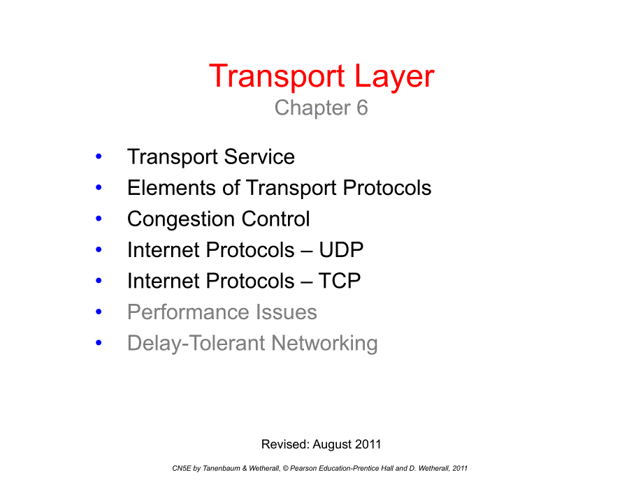 山东大学计算机网络英语课件06Transport Layer_第1页
