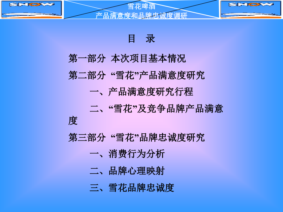 雪花啤酒产品满意度与品牌忠诚度研讨(powerpoint 67页)_第2页