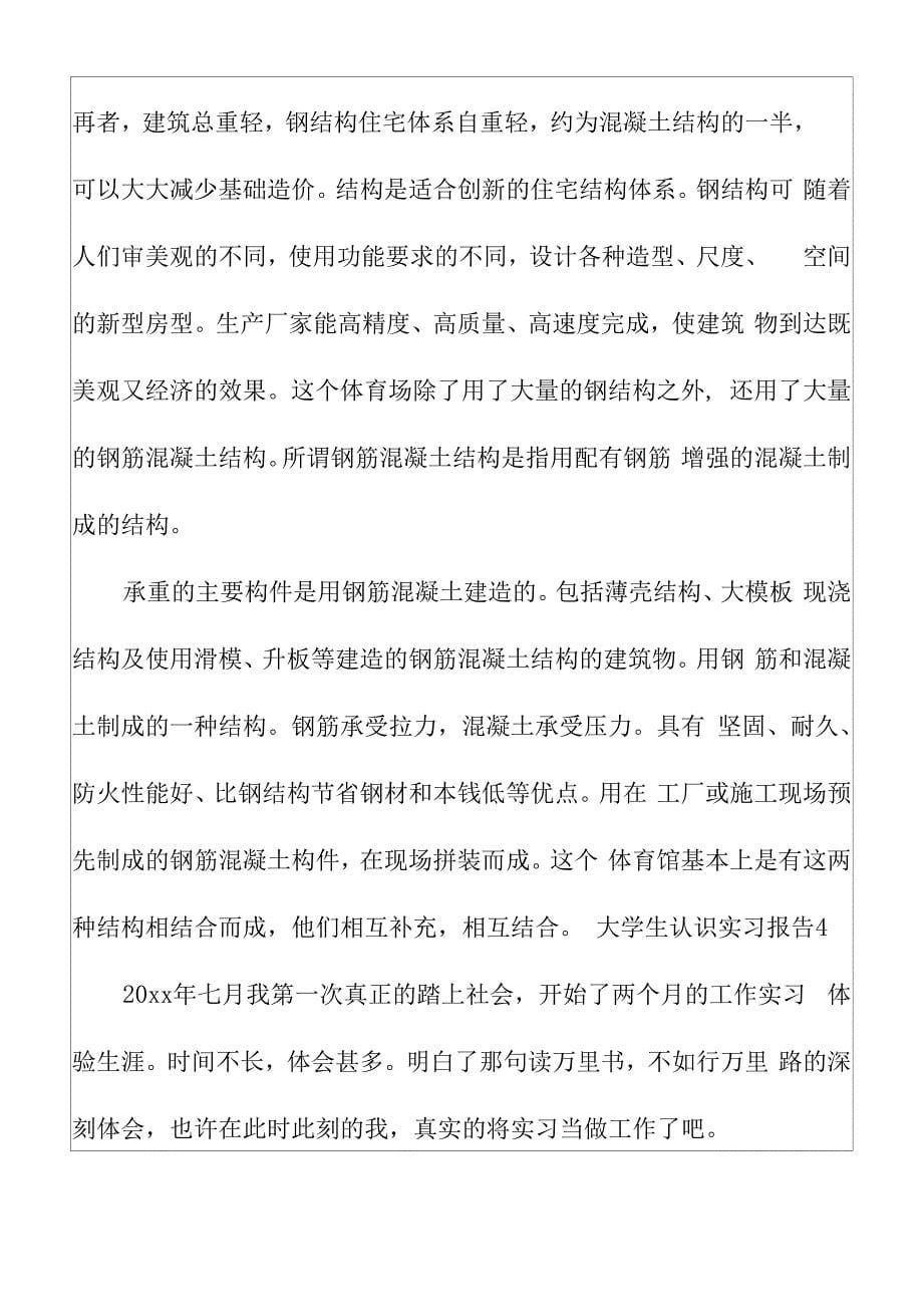 关于在校大学社会实践实习工作报告范文_第5页