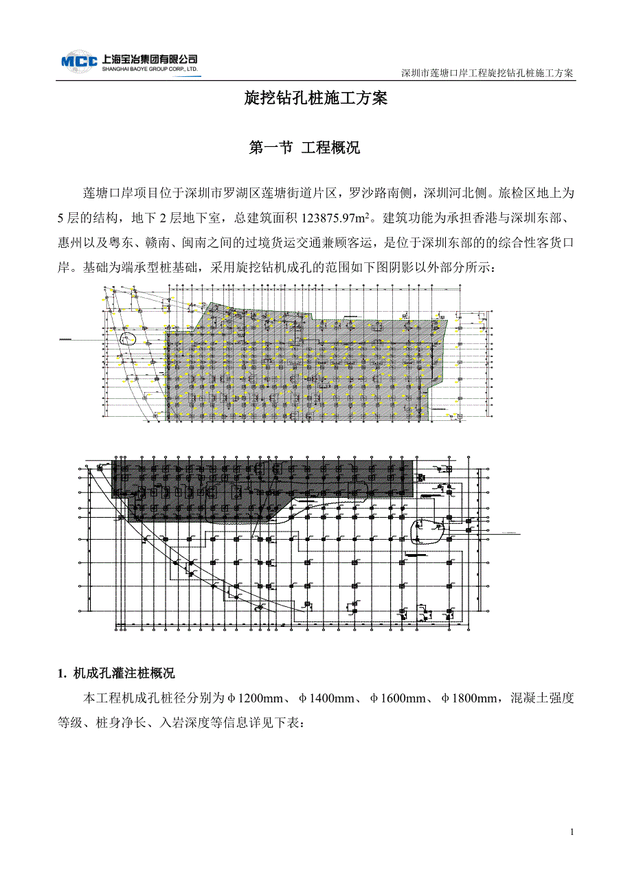 深圳市莲塘口岸工程旋挖钻孔桩施工_第3页