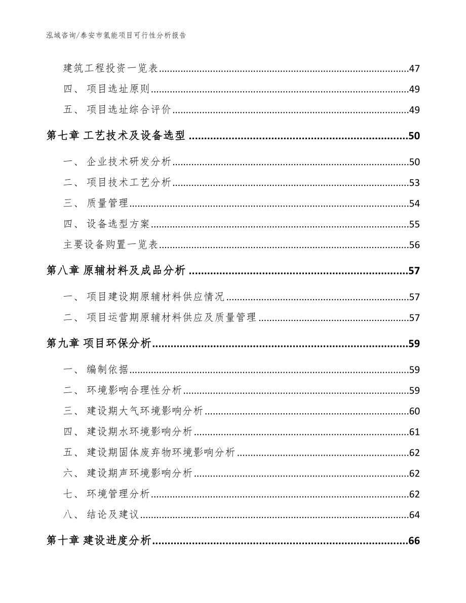 泰安市氢能项目可行性分析报告模板范文_第4页