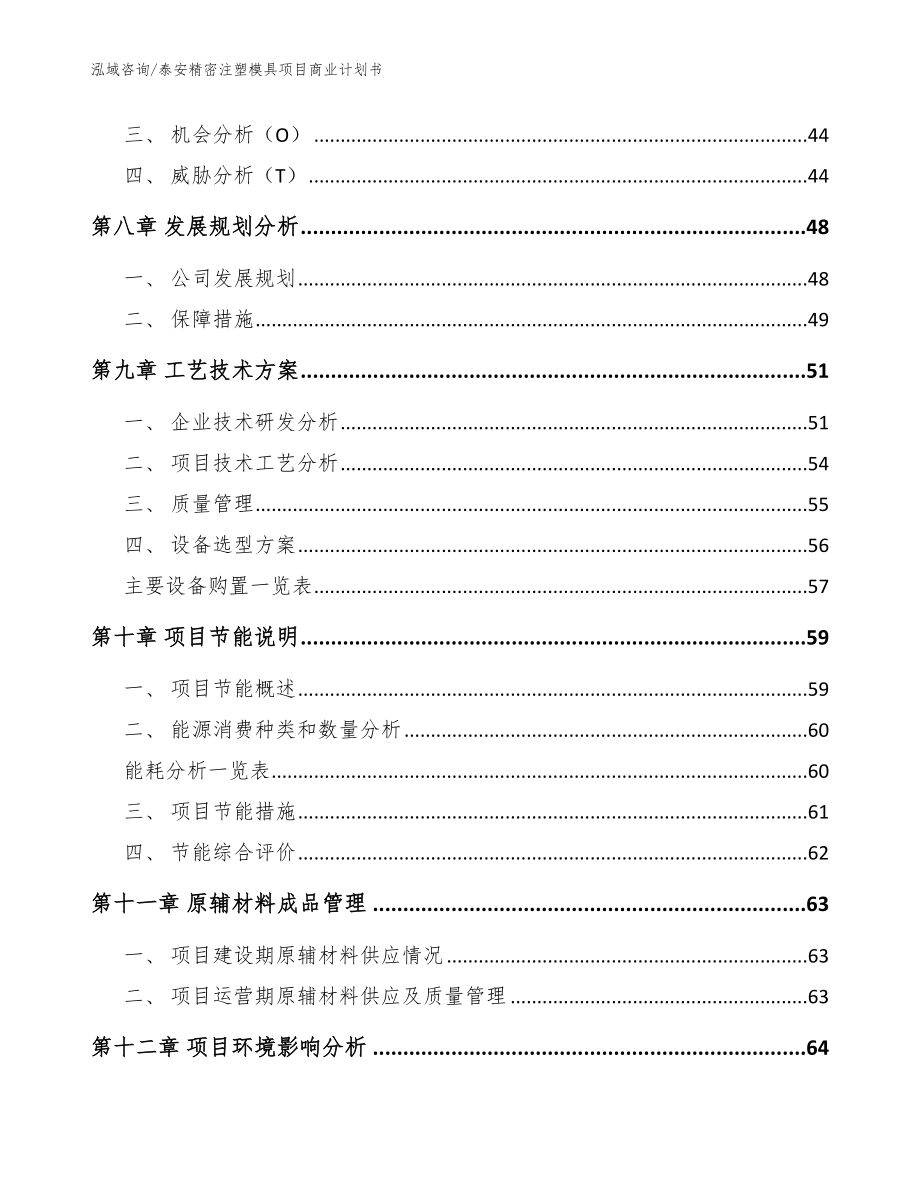 泰安精密注塑模具项目商业计划书模板参考_第3页