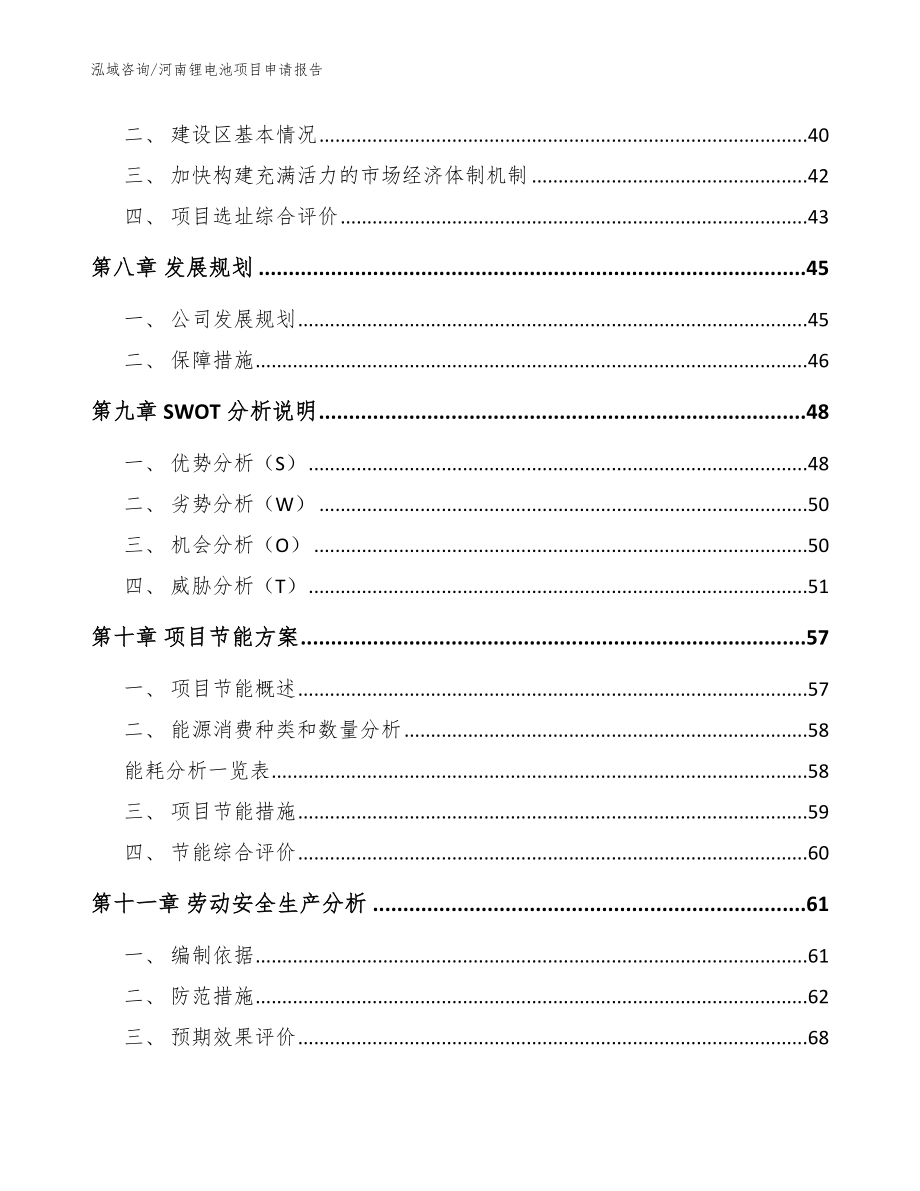 河南锂电池项目申请报告【模板范本】_第4页