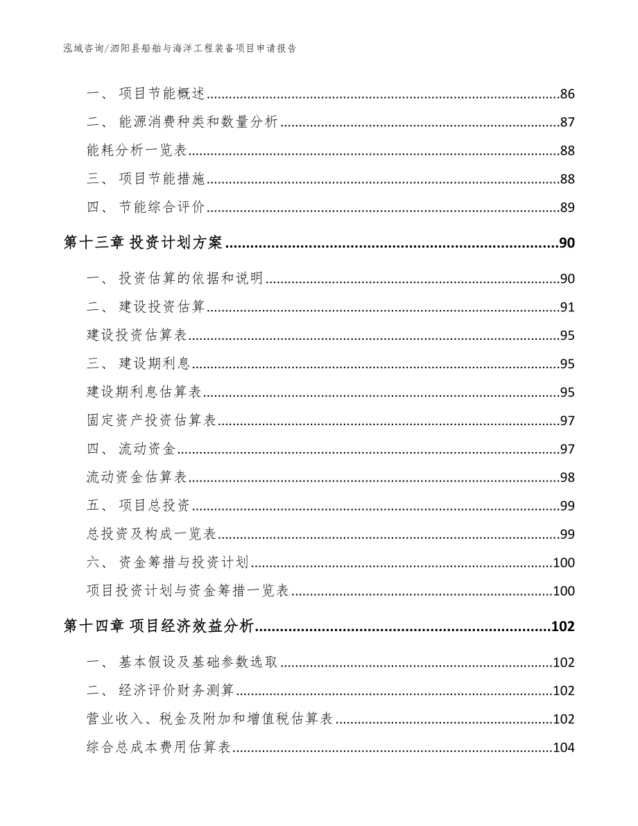 泗阳县船舶与海洋工程装备项目申请报告（范文）_第4页