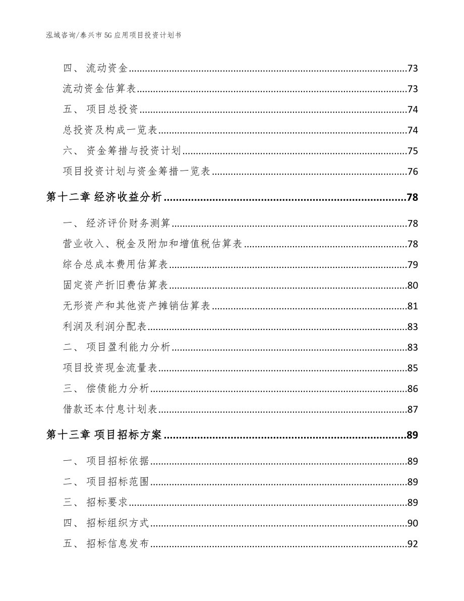 泰兴市5G应用项目投资计划书（模板范文）_第4页