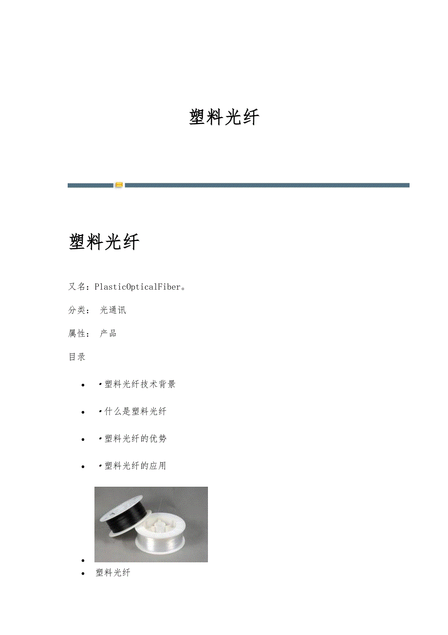 塑料光纤-详解_第1页