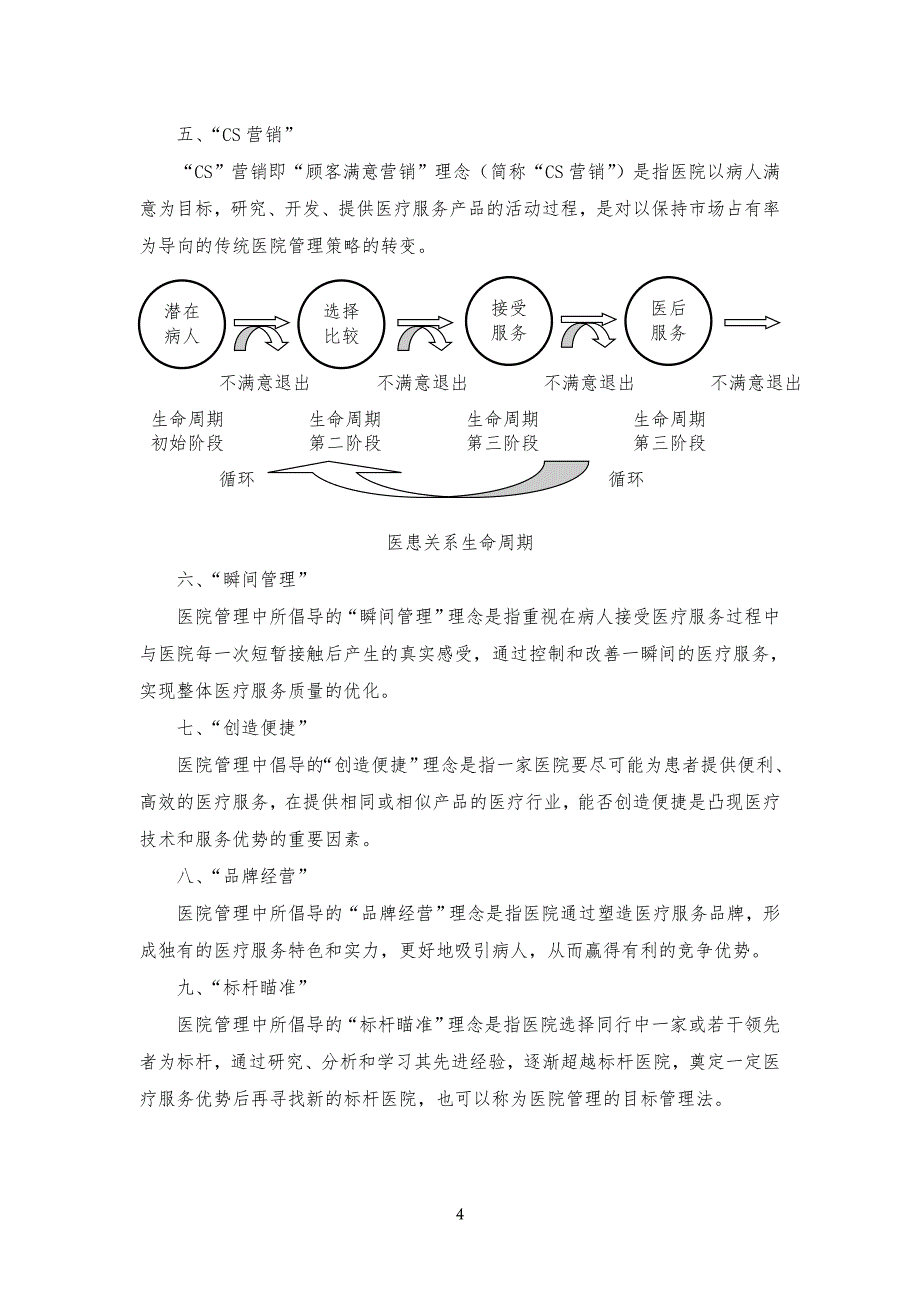 现代化医院的管理规定理念和服务理念_第4页