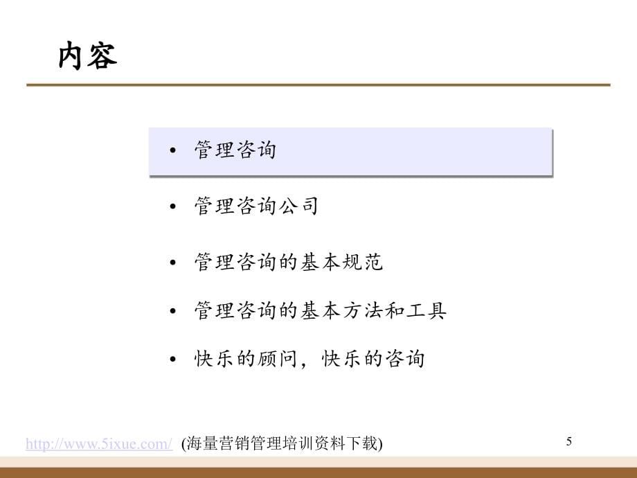管理咨询经验交流(powerpoint 113页)_第5页