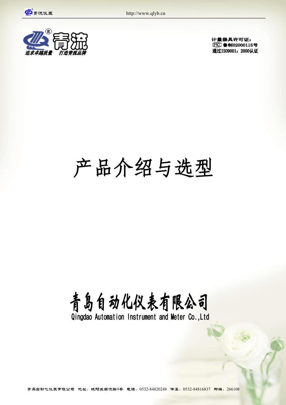 产品介绍与选型(共38页DOC)_第1页