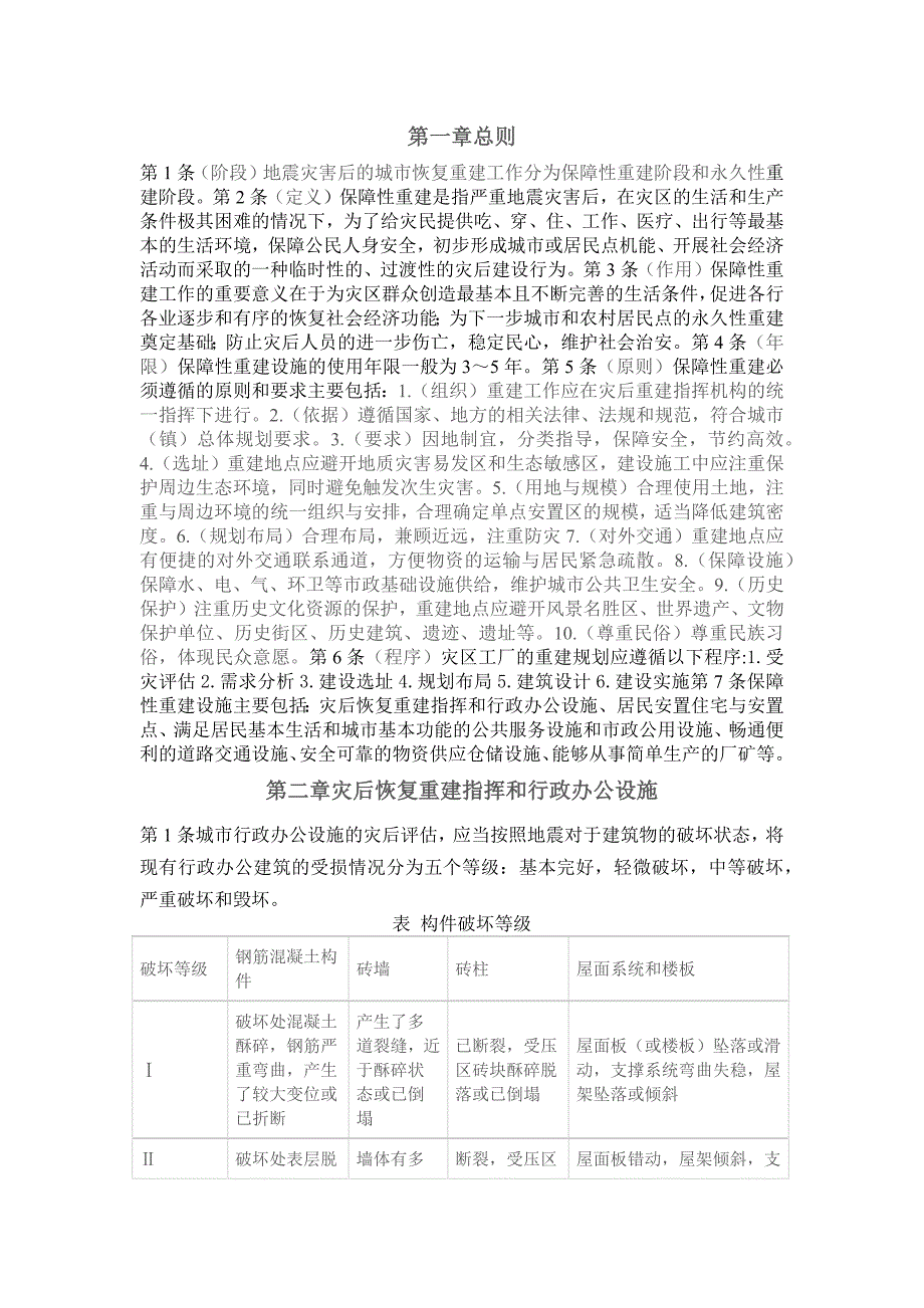 城市镇灾后恢复重建规划指导手册征集_第1页