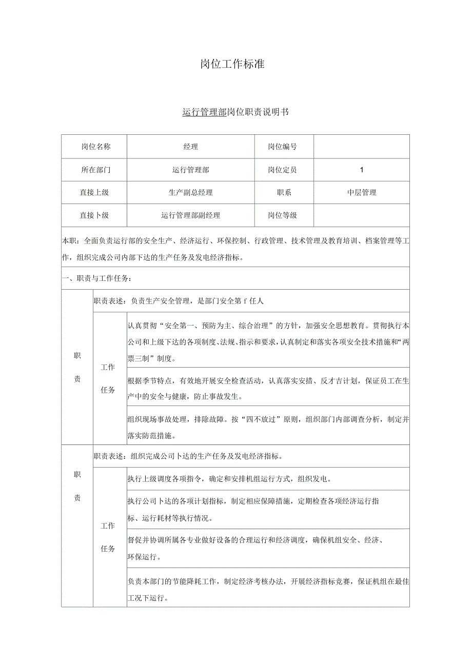 运行部岗位职责2_第1页