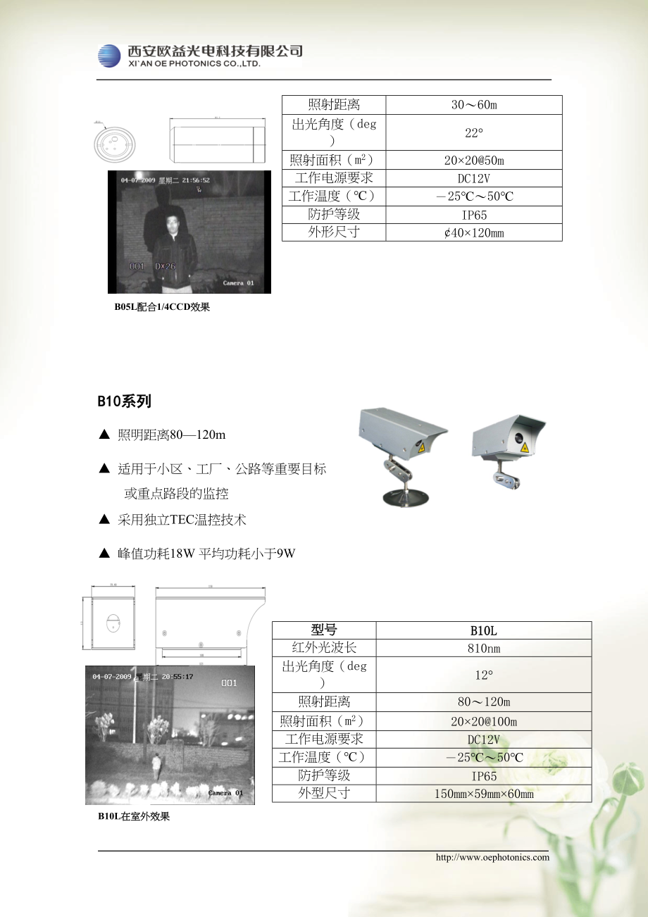 激光红外灯常规产品资料(共8页DOC)_第3页