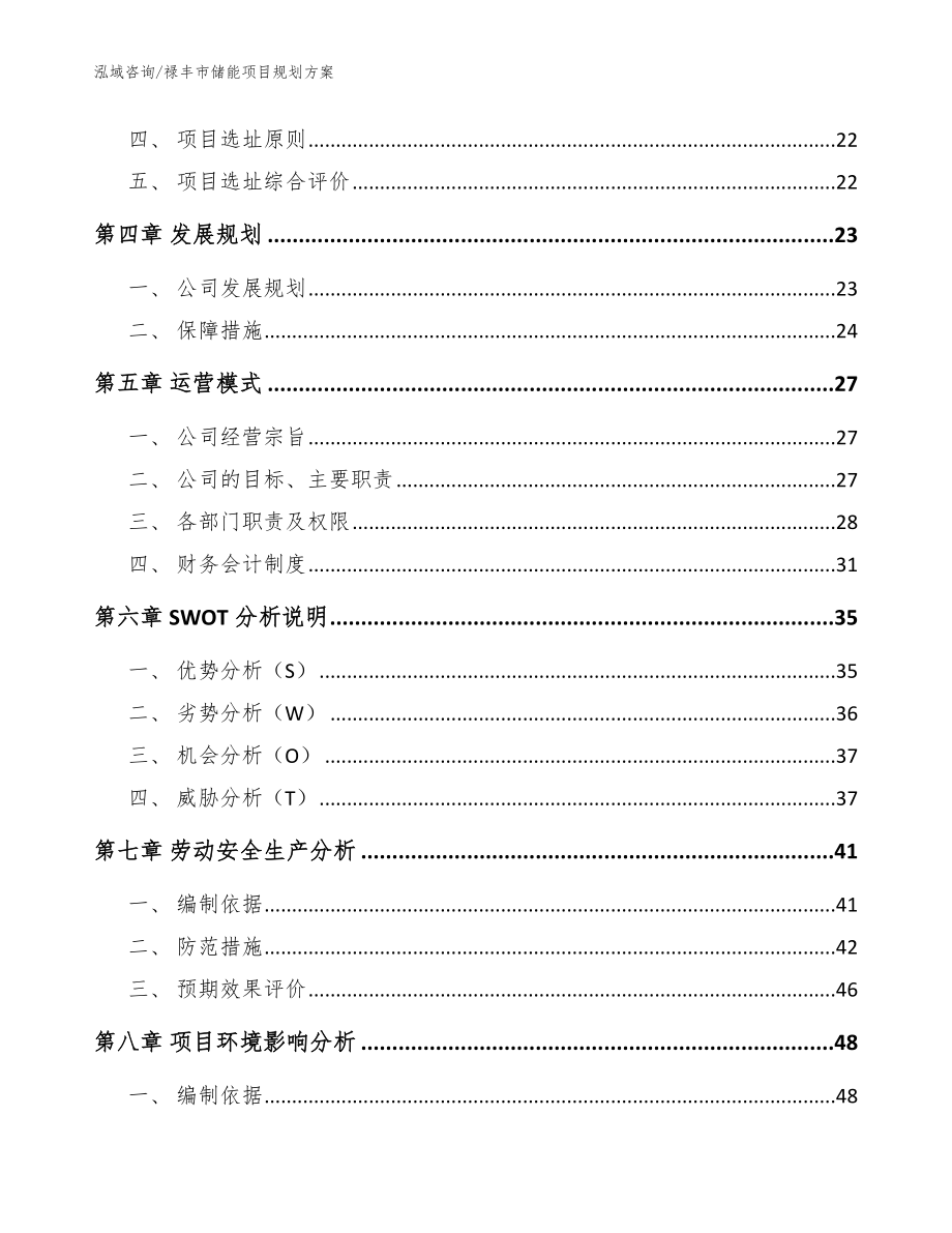 禄丰市储能项目规划（模板范文）_第2页