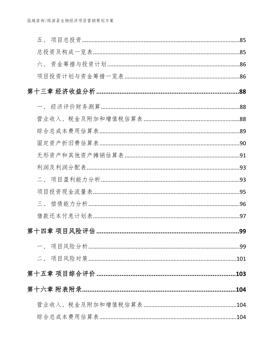 绥滨县生物经济项目营销策划模板范文_第4页