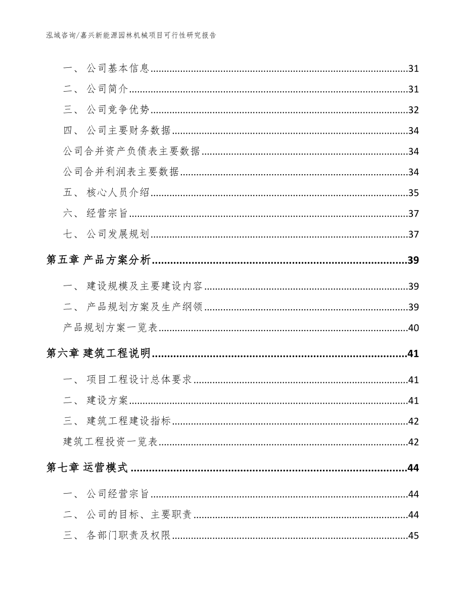 嘉兴新能源园林机械项目可行性研究报告【范文】_第3页