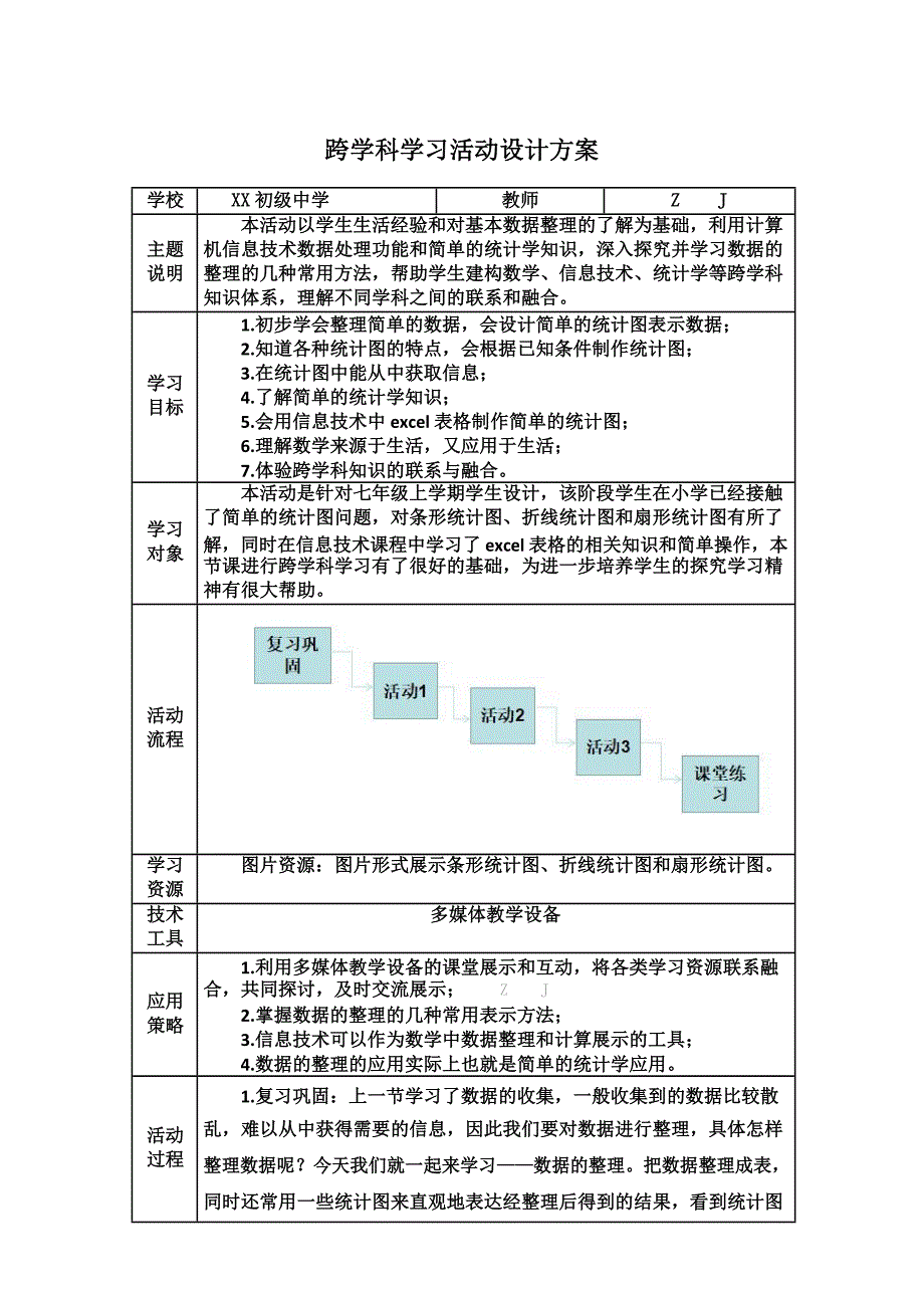 初中数学-C1跨学科学习活动设计-学习活动方案+成果及点评【2.0微能力认证获奖作品】_第2页