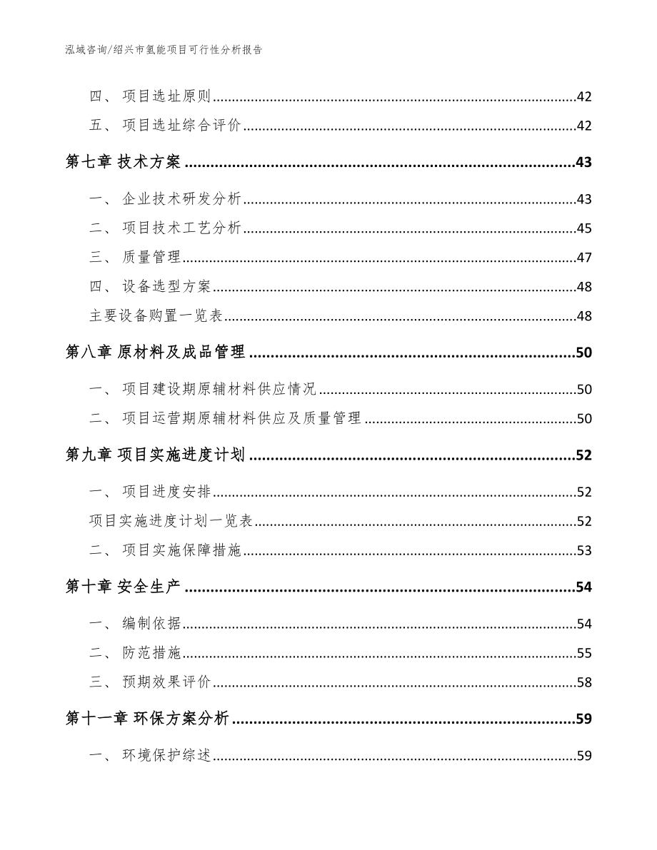 绍兴市氢能项目可行性分析报告范文模板_第4页