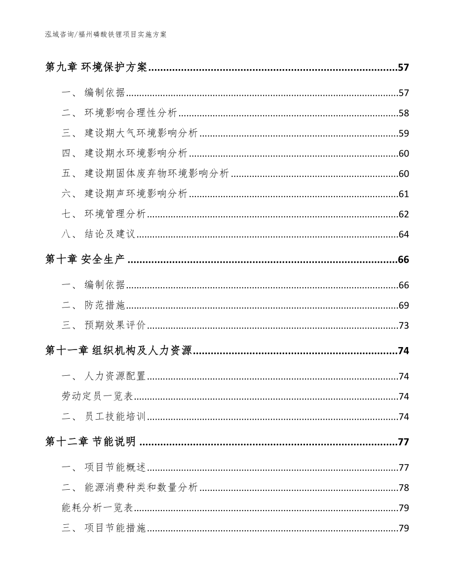 福州磷酸铁锂项目实施方案参考模板_第4页