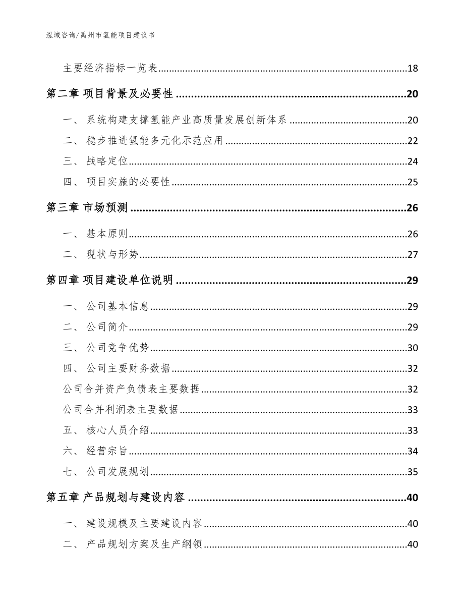 禹州市氢能项目建议书【参考范文】_第4页