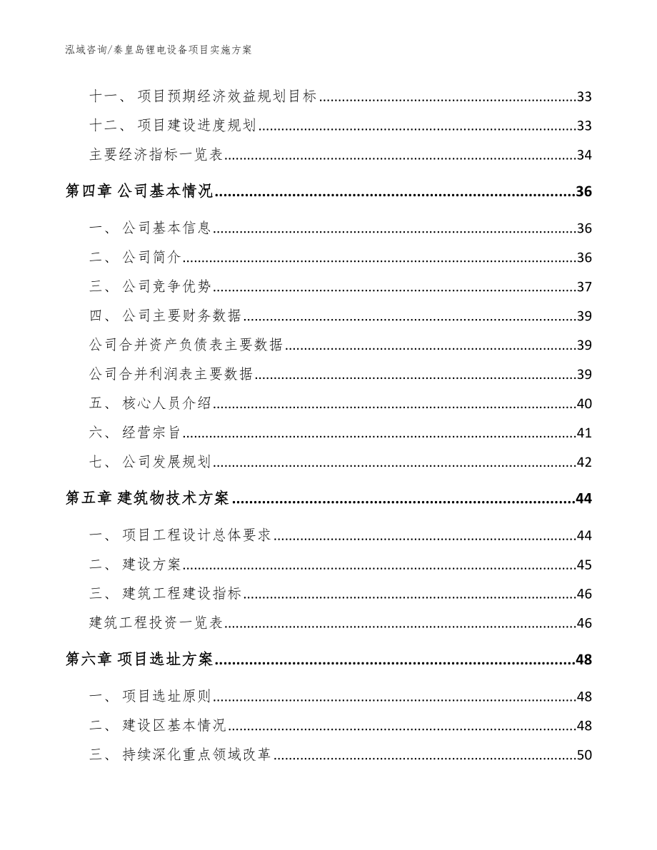 秦皇岛锂电设备项目实施方案_第2页