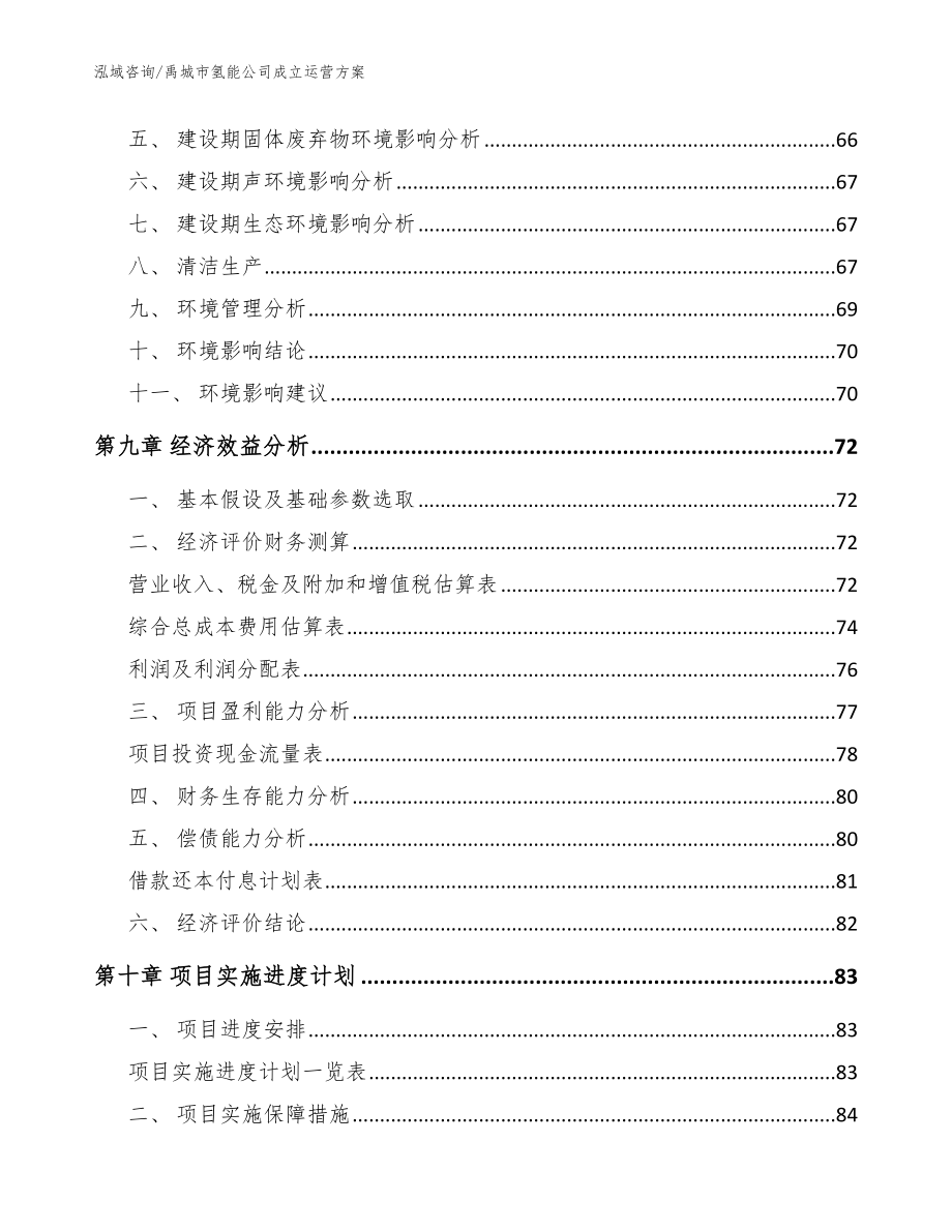 禹城市氢能公司成立运营模板范文_第4页