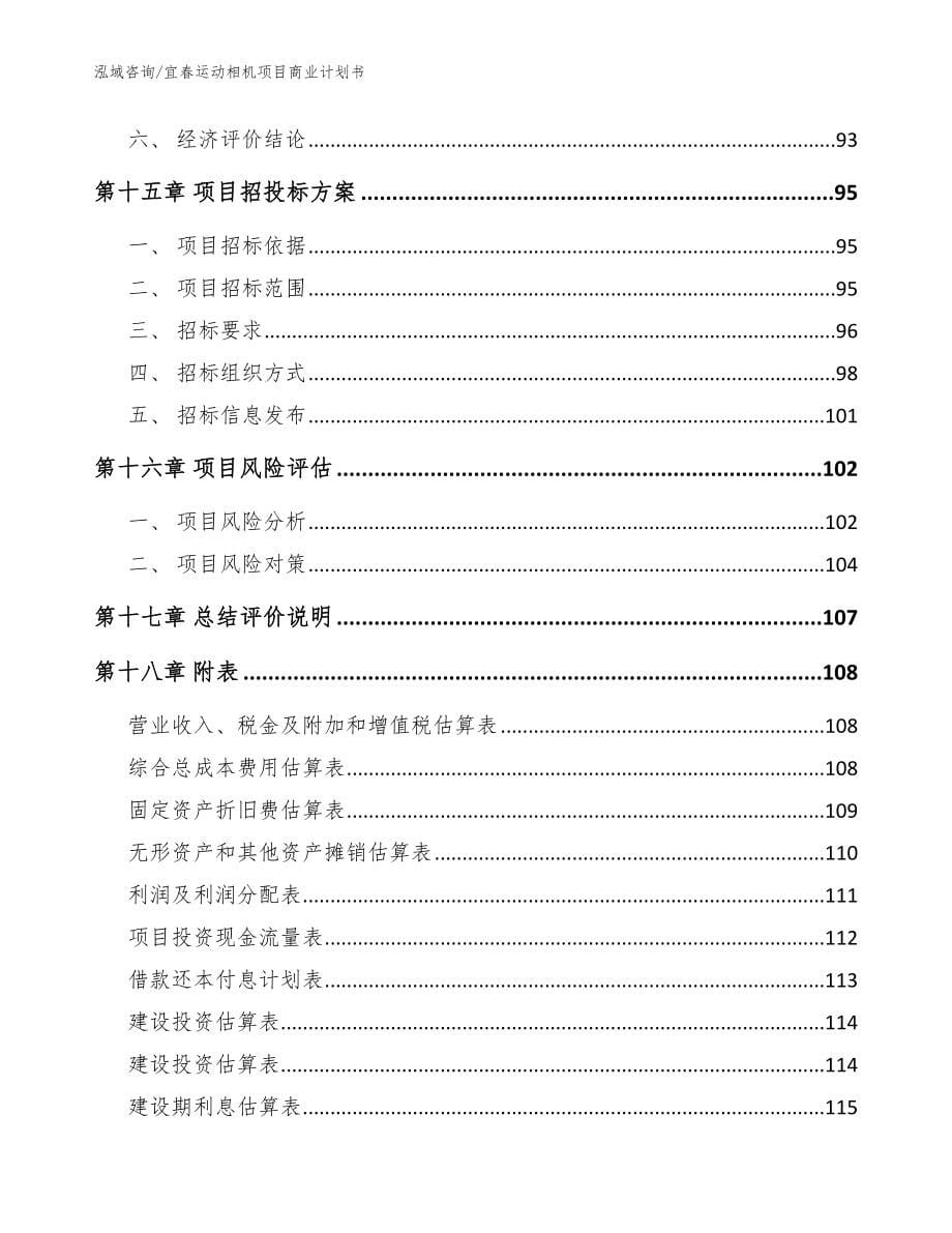 宜春运动相机项目商业计划书_第5页