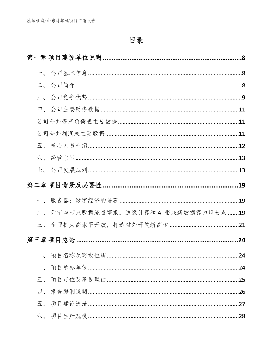山东计算机项目申请报告_第2页
