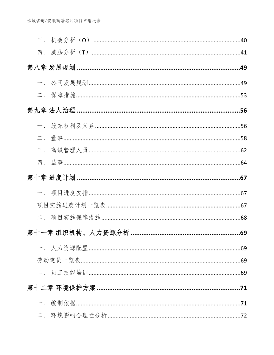 安顺高端芯片项目申请报告_第4页