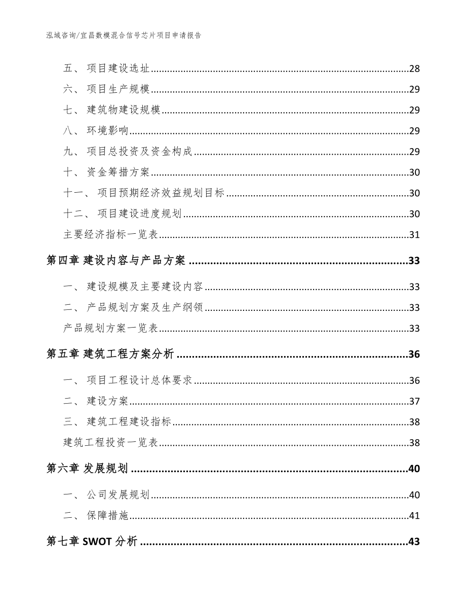 宜昌数模混合信号芯片项目申请报告（范文参考）_第2页