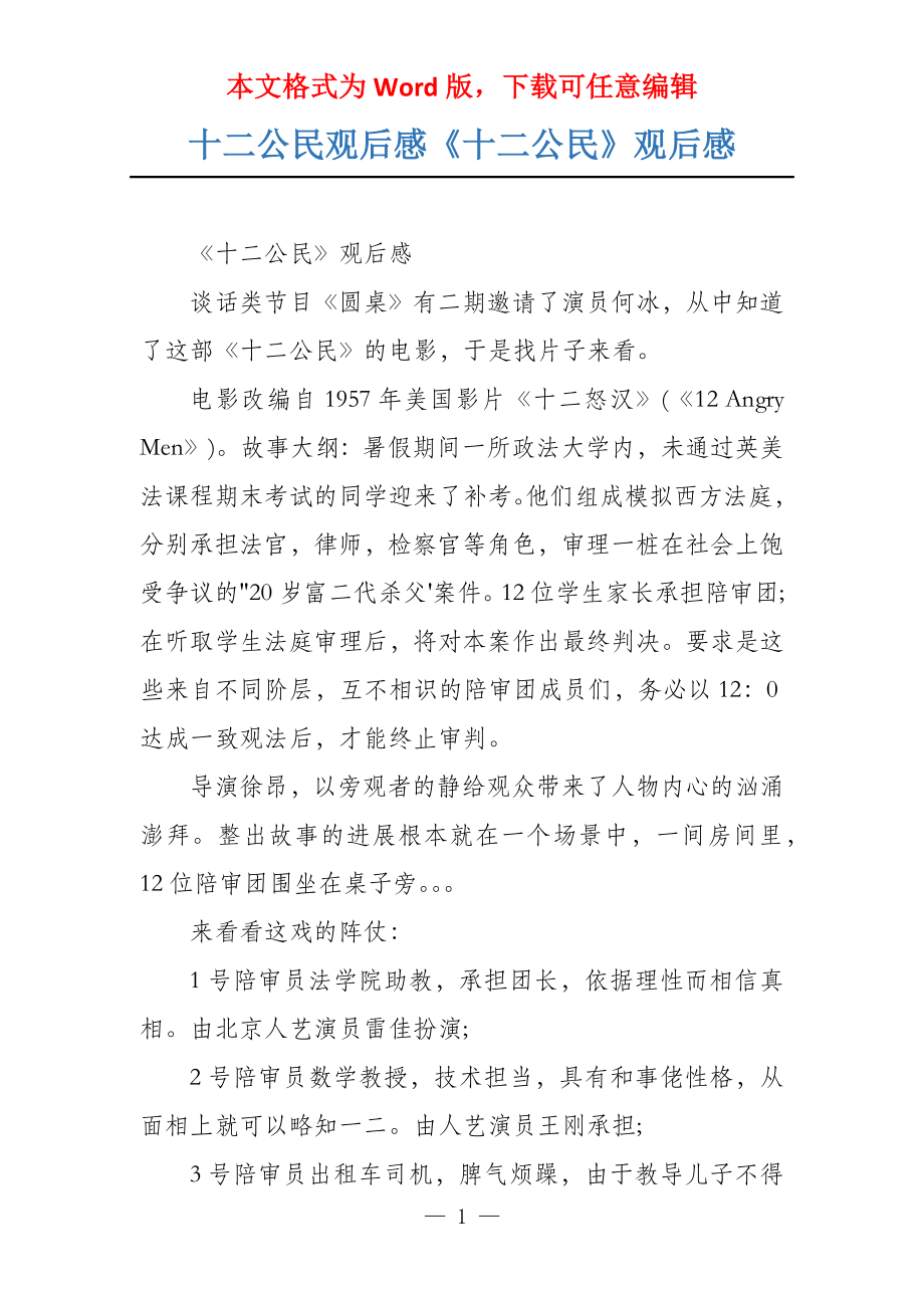 十二公民观后感《十二公民》观后感_第1页