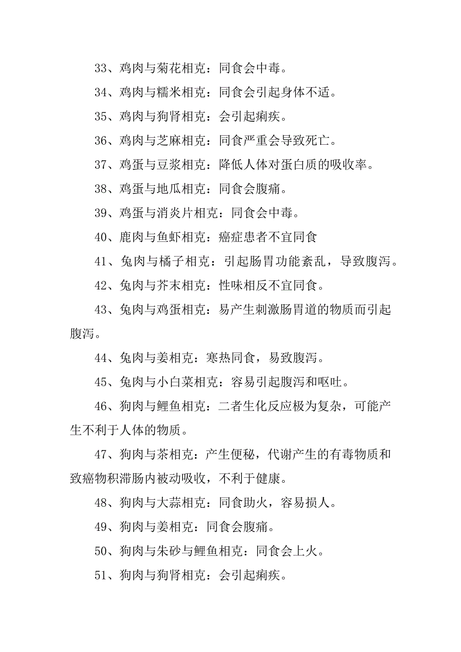 食物配伍禁忌表汇总_第3页