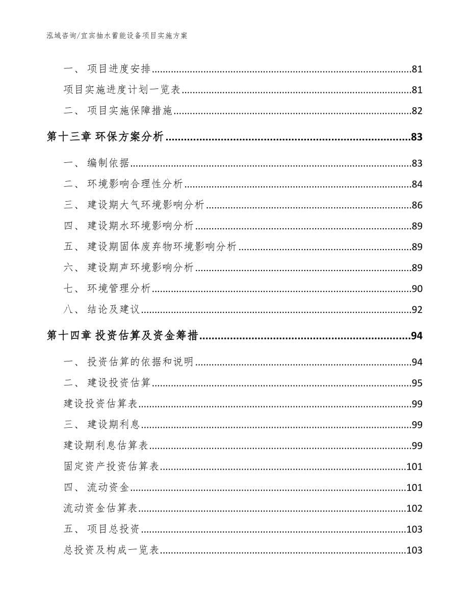 宜宾抽水蓄能设备项目实施方案_第5页