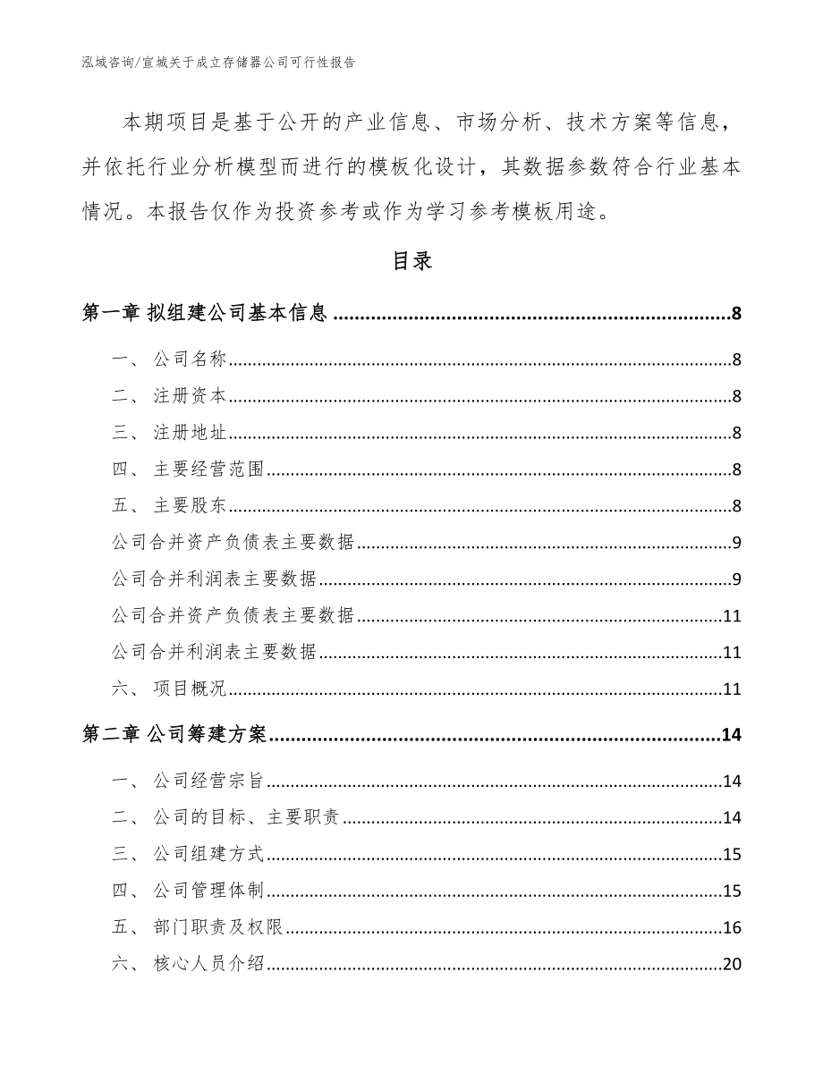 宣城关于成立存储器公司可行性报告_第3页