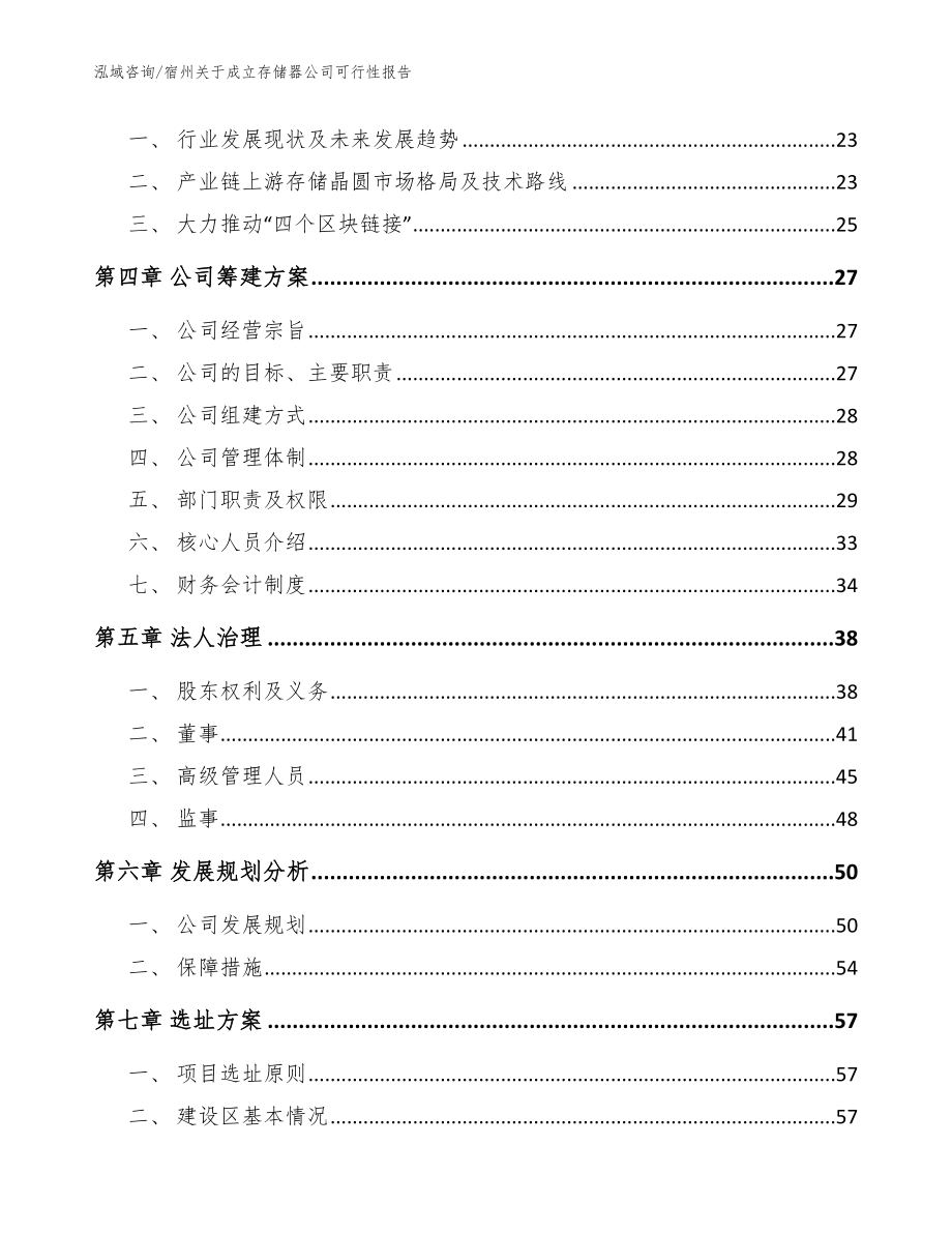 宿州关于成立存储器公司可行性报告_第4页