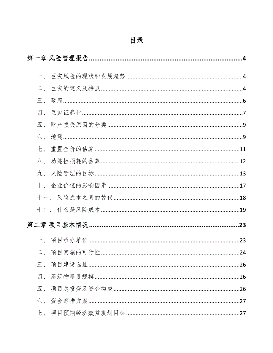 家具制造机械项目风险管理报告_第2页