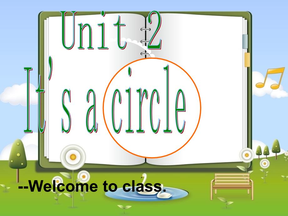 四年级上册英语课件-Unit-2It’s-a-circle5-湘少版_第1页