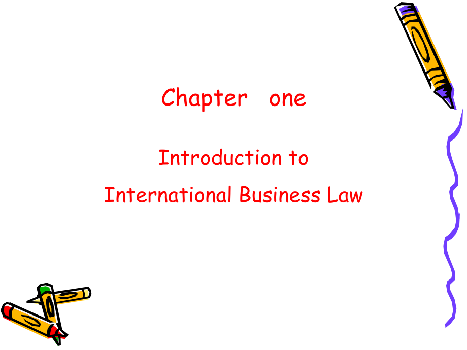 国际商法第二版英文版姜作利课件_第1页
