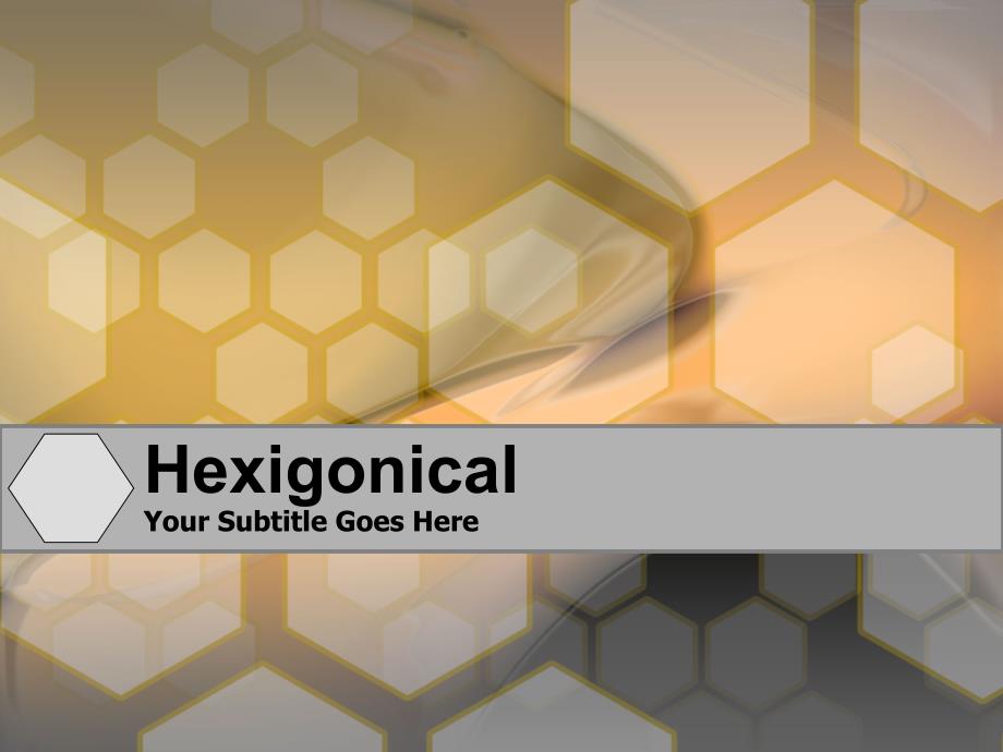 PowerPoint模版hexigonicalPPT模板_第1页