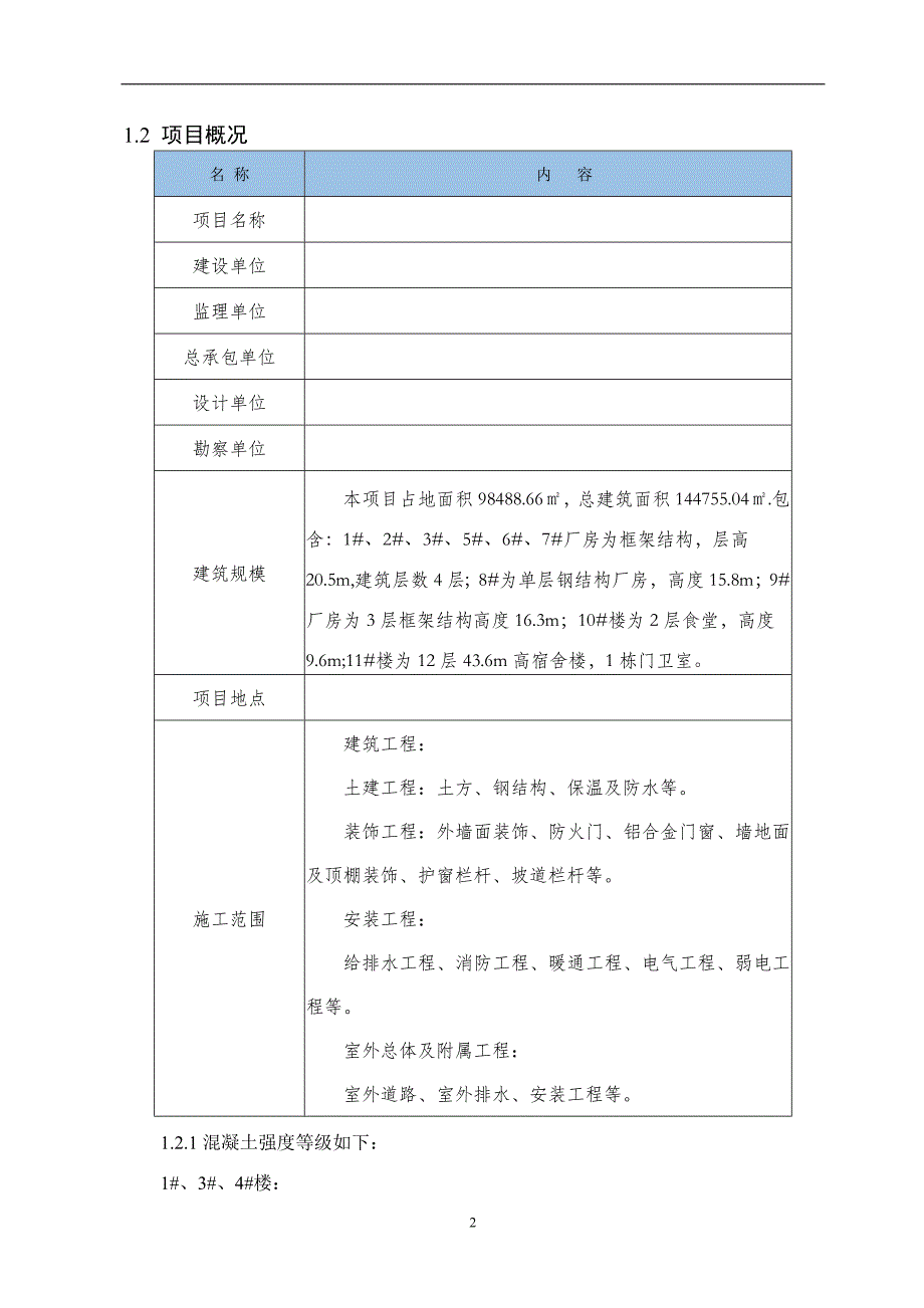 合肥市XX产业园混凝土施工_第4页