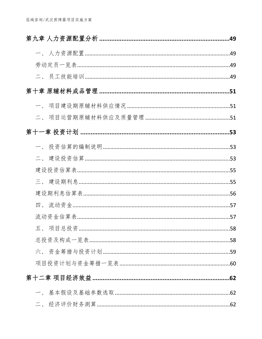 武汉煎烤器项目实施方案【模板范本】_第3页