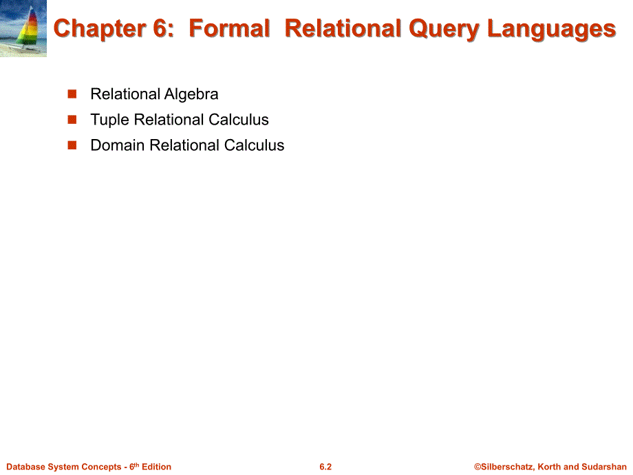 山东大学数据库系统英语课件06形式化关系查询语言_第2页