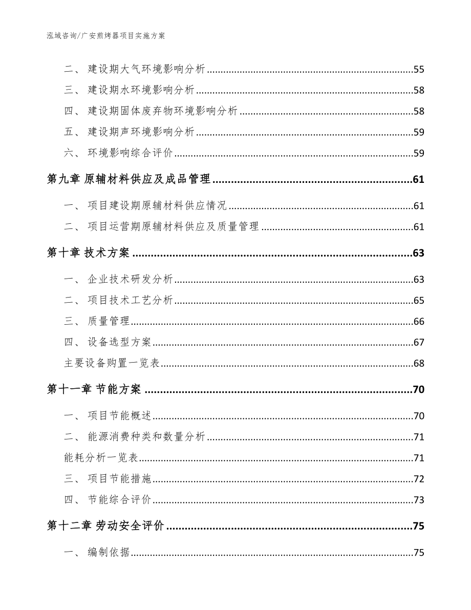 广安煎烤器项目实施方案_模板范本_第4页