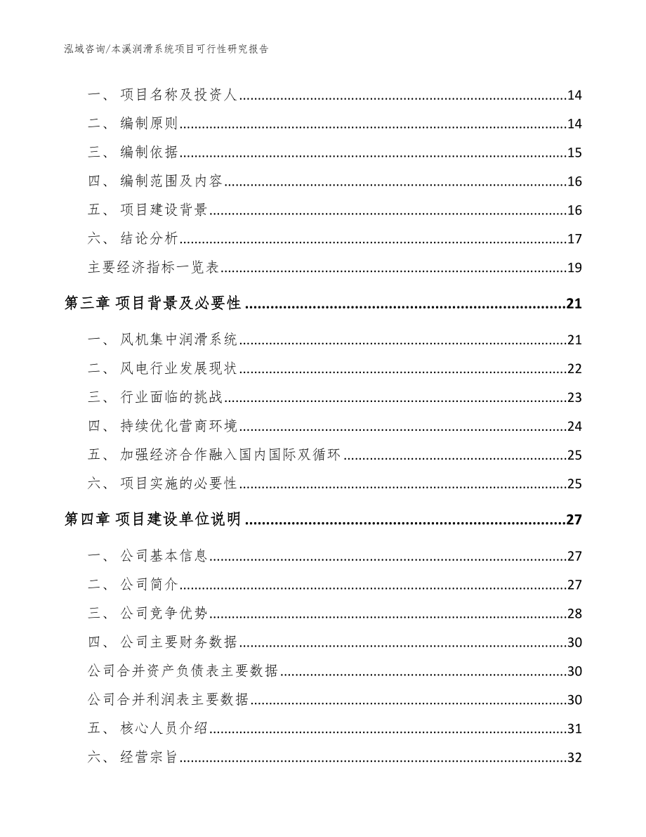 本溪润滑系统项目可行性研究报告模板_第4页