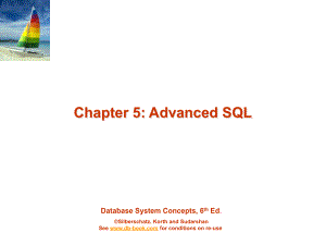 山东大学数据库系统英语课件05高级SQL