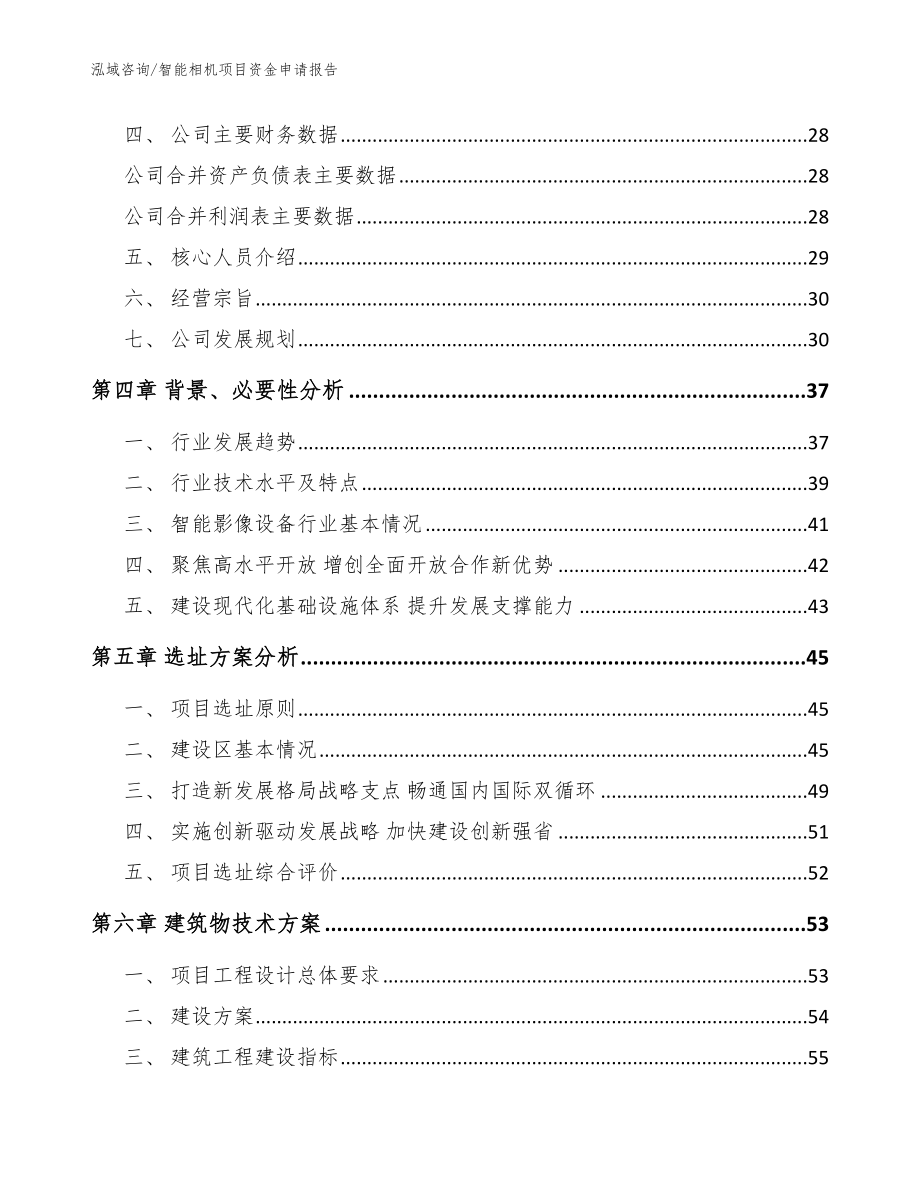 智能相机项目资金申请报告_第2页