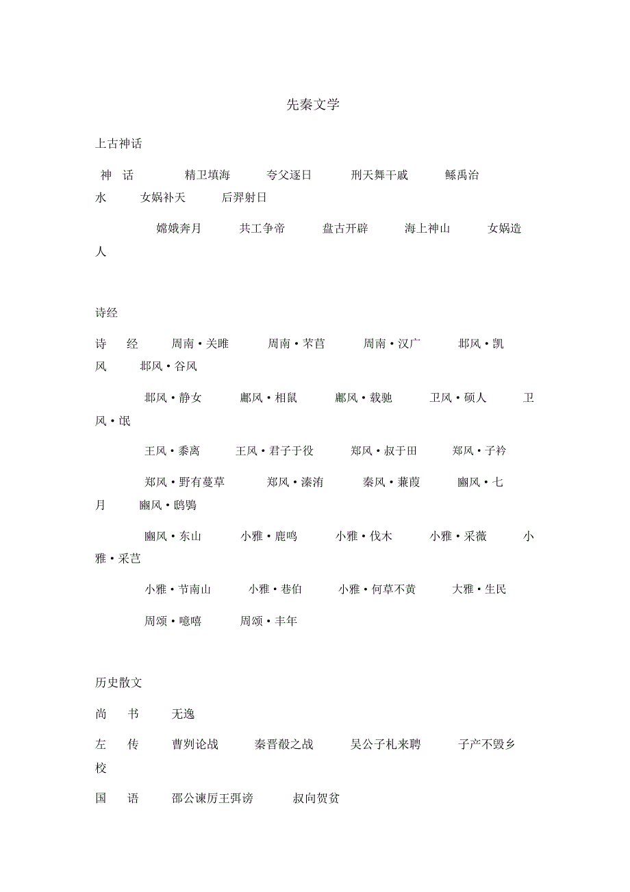 (完整版)古代文学考研必读书目_第1页