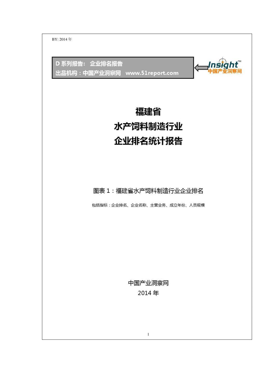 福建省水产饲料制造行业企业排名统计报告_第2页