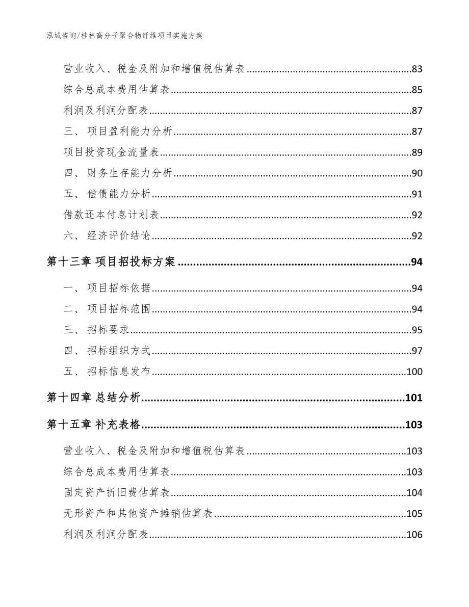 桂林高分子聚合物纤维项目实施方案_第5页