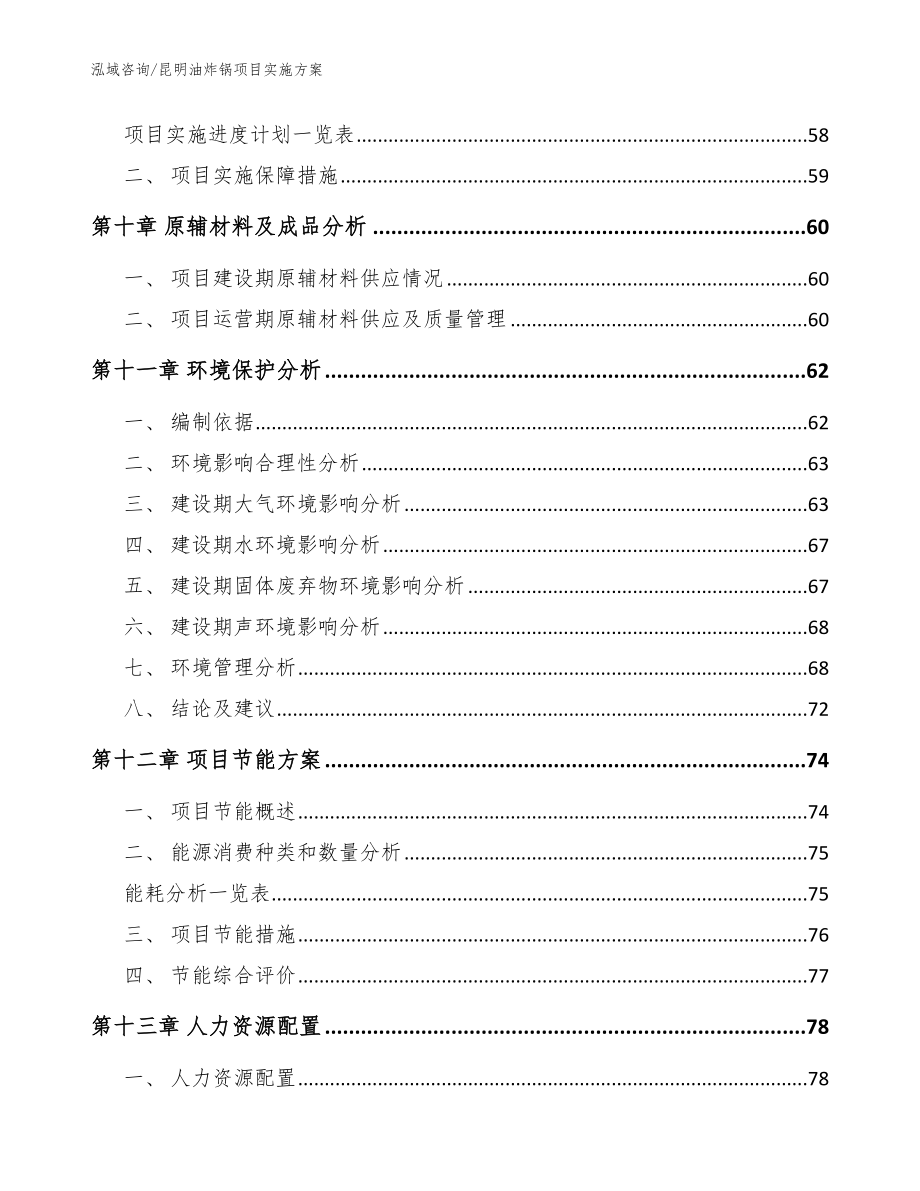 昆明油炸锅项目实施方案_参考范文_第4页